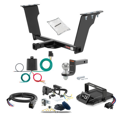 04-09 Cadillac SRX 2 CURT Trailer Hitch + Assure Proportional Brake Controller Kit HBCW242