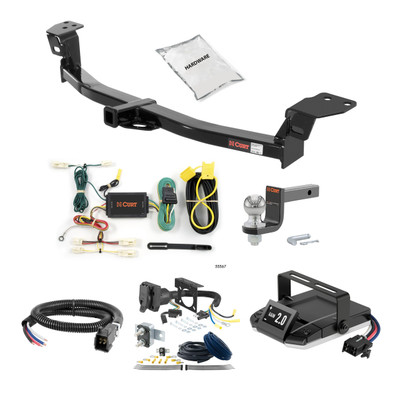 12-17 Toyota Camry 1.25 CURT Trailer Hitch + Assure Proportional Brake Controller Kit HBCW2363