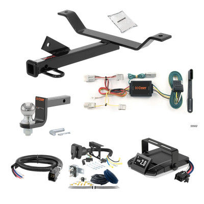 03-07 HONDA Accord Frame mount  1.25 CURT Trailer Hitch + Assure Proportional Brake Controller Kit HBCW1326
