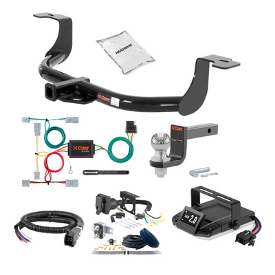 13-17 HONDA Accord Coupe 1.25 CURT Trailer Hitch + Assure Proportional Brake Controller Kit HBCW1315
