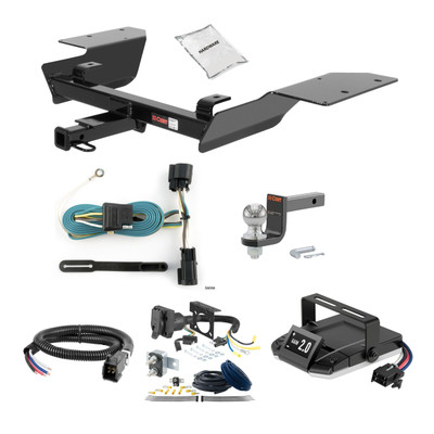 14-20 Chevrolet Impala 1.25 CURT Trailer Hitch + Assure Proportional Brake Controller Kit HBCW359