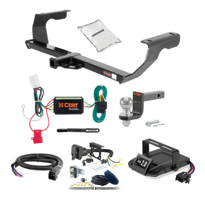 10-11 Subaru Impreza Outback Sport Canadian built models 1.25 CURT Trailer Hitch + Assure Proportional Brake Controller Kit HBCW2289