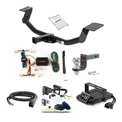 09-13 Toyota Matrix 1.25 CURT Trailer Hitch + Assure Proportional Brake Controller Kit HBCW2406