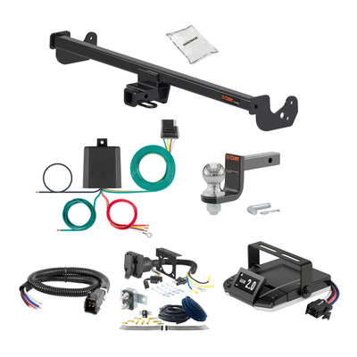 07-19 Toyota Yaris Hatchback 1.25 CURT Trailer Hitch + Assure Proportional Brake Controller Kit HBCW2460