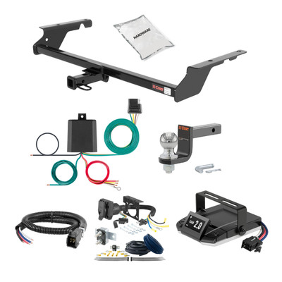 00-04 Volvo V40  1.25 CURT Trailer Hitch + Assure Proportional Brake Controller Kit HBCW2547
