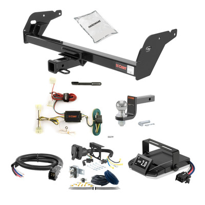 95-04 Toyota Tacoma 2 CURT Trailer Hitch + Assure Proportional Brake Controller Kit HBCW2448