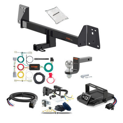 04-09 Toyota Prius 1.25 CURT Trailer Hitch + Assure Proportional Brake Controller Kit HBCW2415