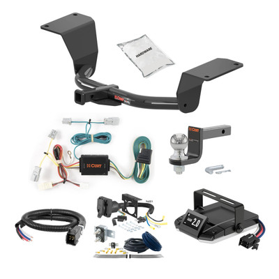16-23 HONDA Civic Coupe, excluding center exhaust 1.25 CURT Trailer Hitch + Assure Proportional Brake Controller Kit HBCW1331