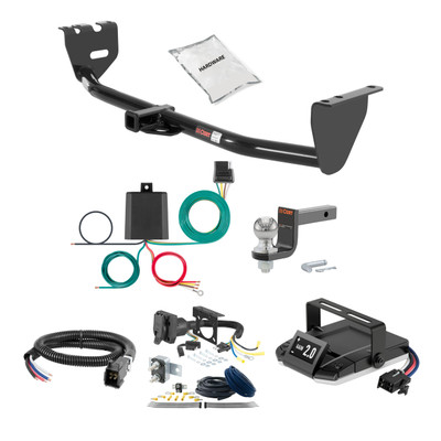 11-18 Volvo S60  2 CURT Trailer Hitch + Assure Proportional Brake Controller Kit HBCW2542