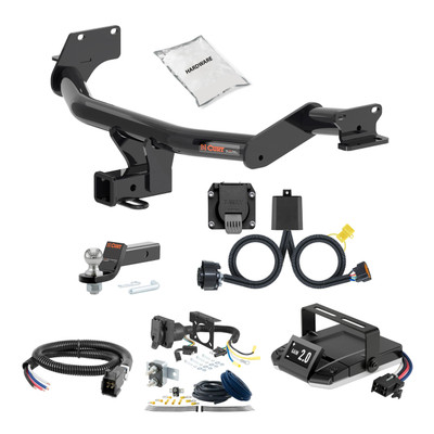 20-24 Hyundai Palisade 2 CURT Trailer Hitch + Assure Proportional Brake Controller Kit HBCW1432
