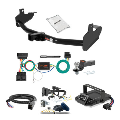 07-08 ISUZU I-290 2 CURT Trailer Hitch + Assure Proportional Brake Controller Kit HBCW1511