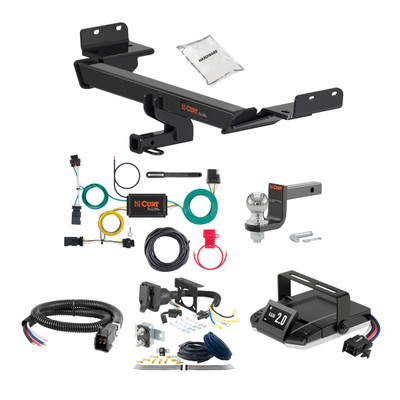 18-24 JEEP Compass 2 CURT Trailer Hitch + Assure Proportional Brake Controller Kit HBCW1541