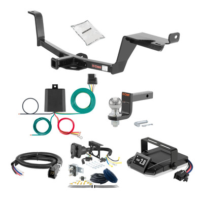 10-13 KIA Soul 1.25 CURT Trailer Hitch + Assure Proportional Brake Controller Kit HBCW1632