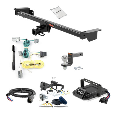 11-19 Ford Fiesta Hatchback 1.25 CURT Trailer Hitch + Assure Proportional Brake Controller Kit HBCW928