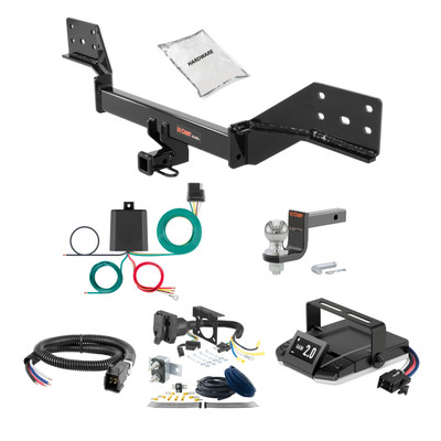 06-06 Lexus GS300  1.25 CURT Trailer Hitch + Assure Proportional Brake Controller Kit HBCW1667