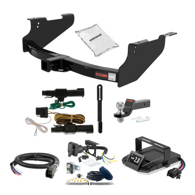 02-02 Dodge Ram 1500  6' bed only (built before 11/02) 2 CURT Trailer Hitch + Assure Proportional Brake Controller Kit HBCW722