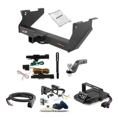 03-10 Dodge Ram 2500 With or without factory receiver 2 CURT Trailer Hitch + Assure Proportional Brake Controller Kit HBCW732