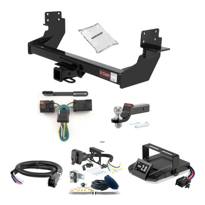 03-06 Dodge Sprinter 3500  140" WB with dual rear wheels 2 CURT Trailer Hitch + Assure Proportional Brake Controller Kit HBCW771