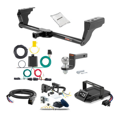 18-22 Ford EcoSport 1.25 CURT Trailer Hitch + Assure Proportional Brake Controller Kit HBCW806