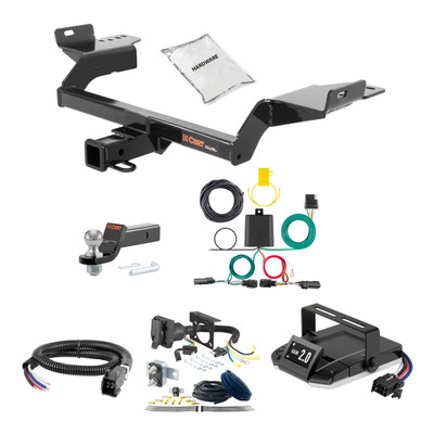13-19 Ford Escape 1.25 CURT Trailer Hitch + Assure Proportional Brake Controller Kit HBCW814