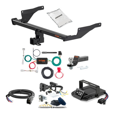 13-24 Mazda CX-5 1.25 CURT Trailer Hitch + Assure Proportional Brake Controller Kit HBCW1797