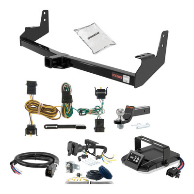 19-23 Lincoln Nautilus 2 CURT Trailer Hitch + Assure Proportional Brake Controller Kit HBCW1750