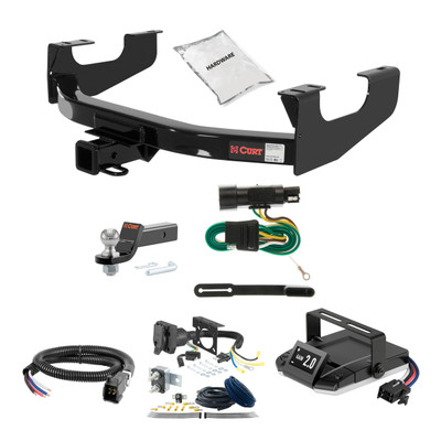 97-03 Ford F-150  New body, excluding 20" spare tire 2 CURT Trailer Hitch + Assure Proportional Brake Controller Kit HBCW862