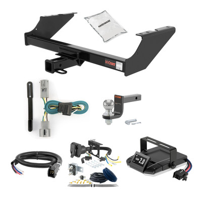 17-24 Ford F-250 Super Duty 2.5 CURT Trailer Hitch + Assure Proportional Brake Controller Kit HBCW884