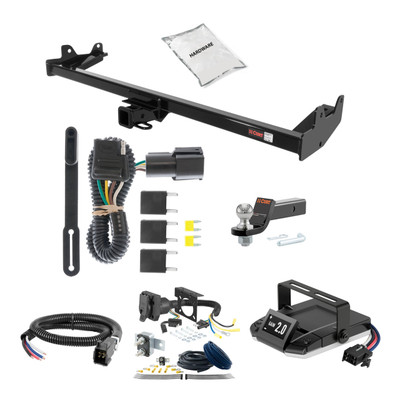 04-07 Mercury Monterey Van 2 CURT Trailer Hitch + Assure Proportional Brake Controller Kit HBCW1941