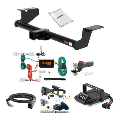 03-07 Nissan Murano 2 CURT Trailer Hitch + Assure Proportional Brake Controller Kit HBCW2034