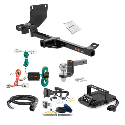 11-17 Nissan Juke AWD, excluding Nismo 1.25 CURT Trailer Hitch + Assure Proportional Brake Controller Kit HBCW2021