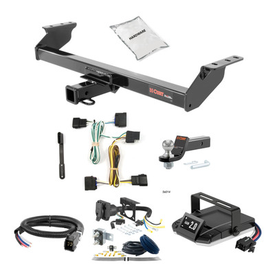 19-23 Ford Ranger 2 CURT Trailer Hitch + Assure Proportional Brake Controller Kit HBCW975