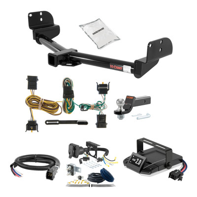 06-10 Mercury Mountaineer Fits beneath factory 1-1/4" receiver 2 CURT Trailer Hitch + Assure Proportional Brake Controller Kit HBCW1943