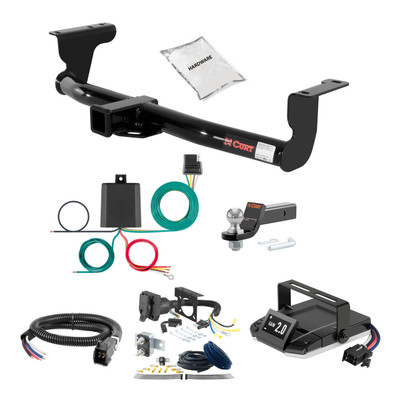 03-07 Nissan Murano 2 CURT Trailer Hitch + Assure Proportional Brake Controller Kit HBCW2035