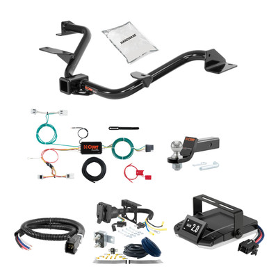 12-21 Nissan NV3500 2 CURT Trailer Hitch + Assure Proportional Brake Controller Kit HBCW2042