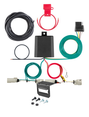 21-24 Ford Bronco Excluding factory receiver CURT 4-flat Plug and Play Trailer Wiring