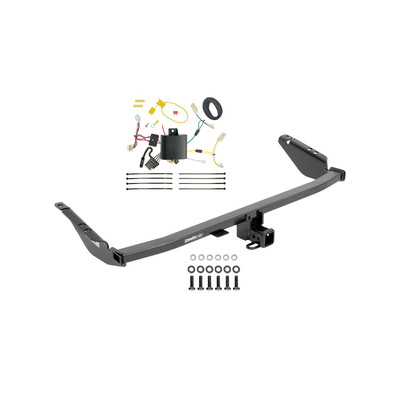 2011-2014 Toyota Sienna Draw-tite Class 3 Trailer Hitch, 2 Inch Square Receiver Bundle w/ Plug-n-Play T-One Wiring Harness 76112