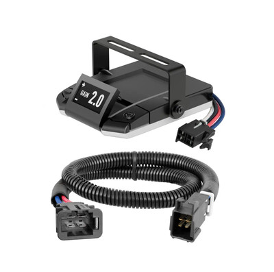 2024-2024 Audi Q8 e-tron With factory 7-way CURT Assure Proportional 1-4 Axel Auto Leveling Motion-Sensing Trailer Brake Controller