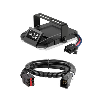 1992-1998 Ford E-350 Econoline All CURT Assure Proportional 1-4 Axel Auto Leveling Motion-Sensing Trailer Brake Controller