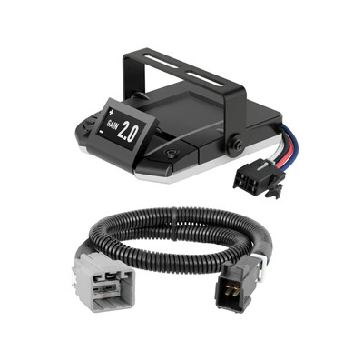 2005-2007 Ford F-450 Super Duty All CURT Assure Proportional 1-4 Axel Auto Leveling Motion-Sensing Trailer Brake Controller