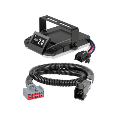 2020-2024 GMC Sierra 3500 HD All CURT Assure Proportional 1-4 Axel Auto Leveling Motion-Sensing Trailer Brake Controller