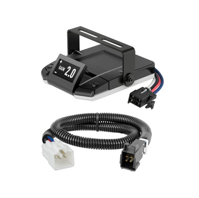 2003-2022 Toyota 4Runner All CURT Assure Proportional 1-4 Axel Auto Leveling Motion-Sensing Trailer Brake Controller