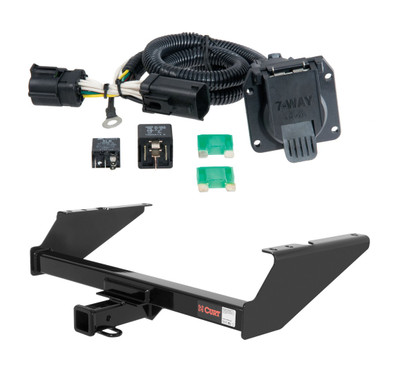 1997 - 2003 Ford F-150 New body Curt 2", Class 3 Trailer Tow Hitch + 7-way Wiring Kit 13038-2