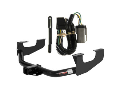 02 - 04 Ford F-250 Super Duty Curt 2", Class 3 Trailer Tow Hitch + 4-flat Wiring Kit 13359