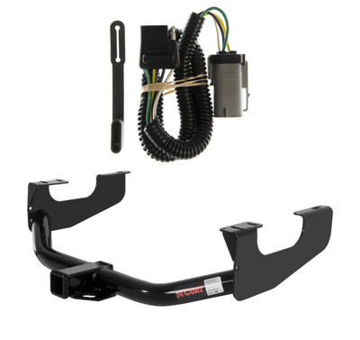 2002 - 2004 Ford F-250 Super Duty Curt 2", Class 3 Trailer Tow Hitch + 4-flat Wiring Kit 13359