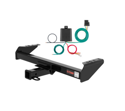 01 - 06 GMC Sierra 3500 Cab & chassis Curt 2", Class 3 Trailer Tow Hitch + 4-flat Wiring Kit 13028