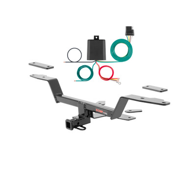 17 - 22 Audi A4 Allroad Curt 1-1/4", Class 1 Trailer Tow Hitch + 4-flat Wiring Kit 11448