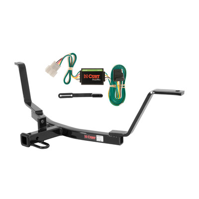 07 - 11 Honda CR-V Curt 1-1/4", Class 1 Trailer Tow Hitch + 4-flat Wiring Kit 11555