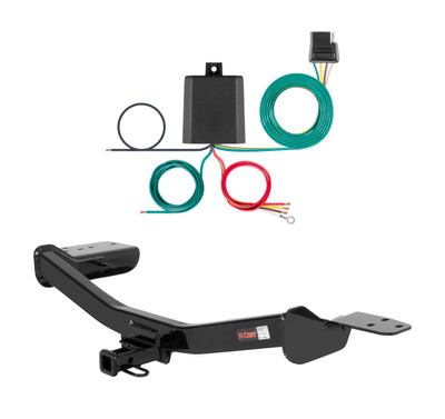 2013 Infiniti EX37 Curt 1-1/4", Class 1 Trailer Tow Hitch + 4-flat Wiring Kit 11510