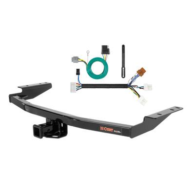 14 - 20 Infiniti QX60 Curt 2", Class 3 Trailer Tow Hitch + 4-flat Wiring Kit 13126